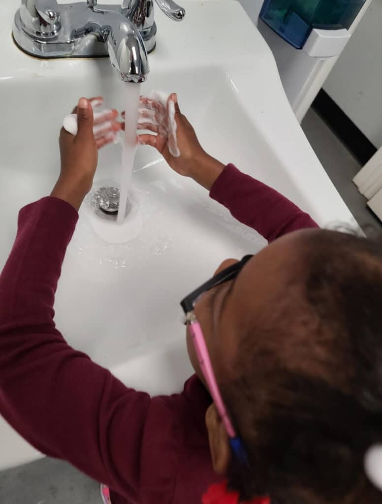 Hand Washing Sends Germs Down The Drain
